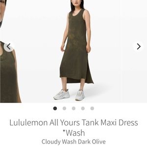 Lululemon all yours tank maxi dress